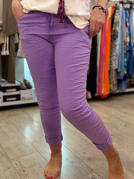 Pantalon magique violet