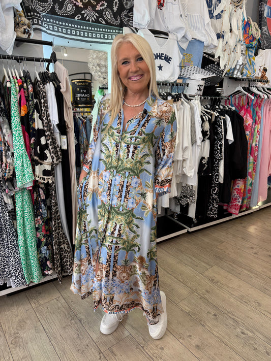 Robe chemisier bengal