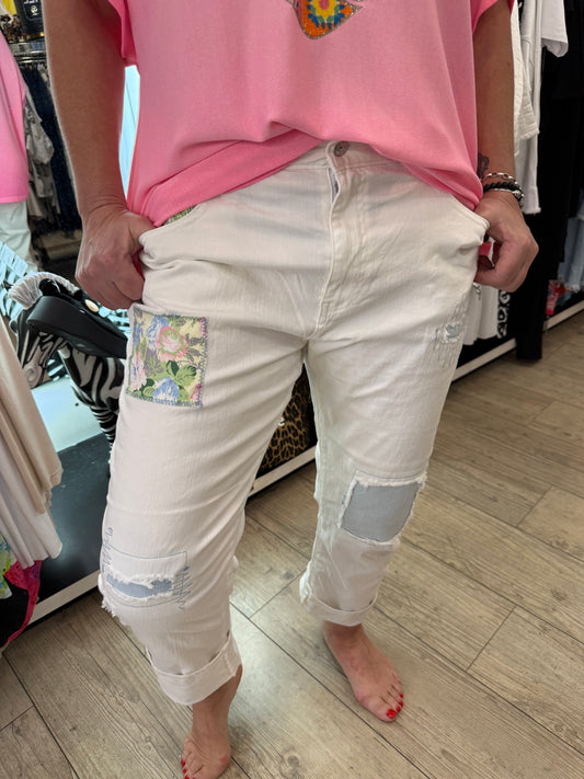 Pantalon blanc baya