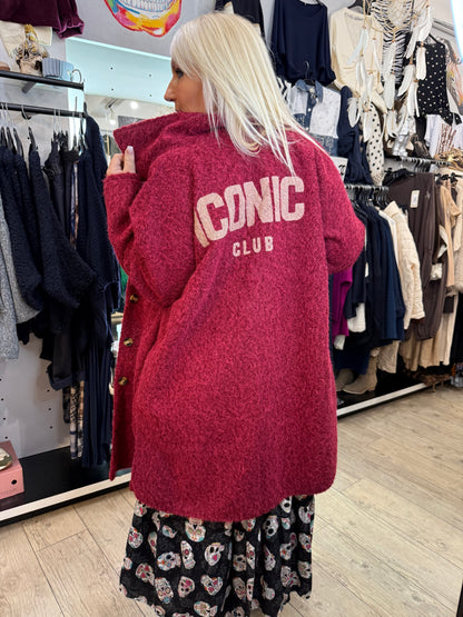 Manteau iconic Bordeaux