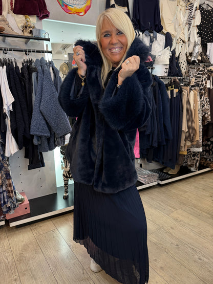 Manteau princess marine