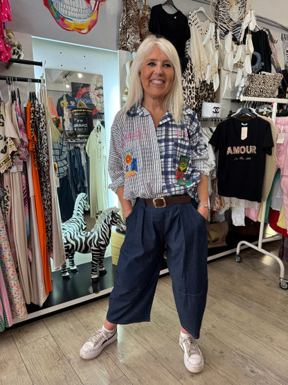 Pantalon marine Lou