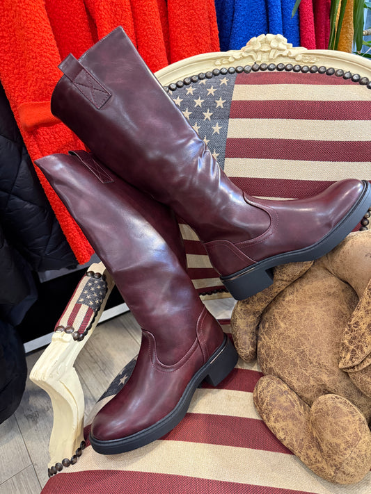 Boots Bottes bordeaux
