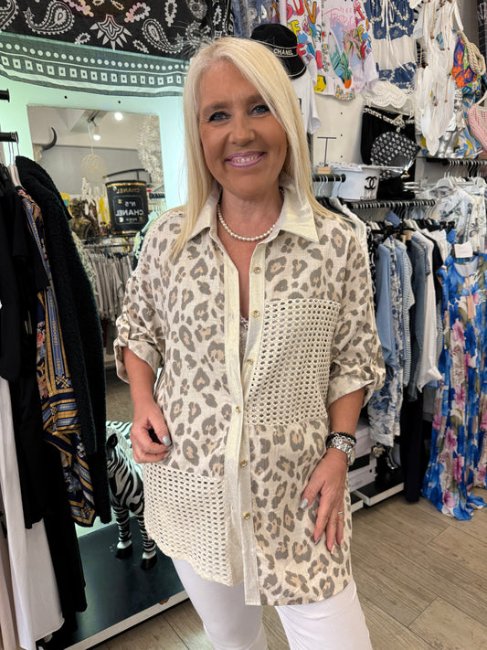 Chemise léopard nora