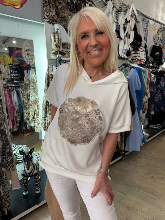 T shirt n 5 capuche
