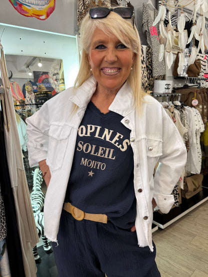 T shirt mojito marine