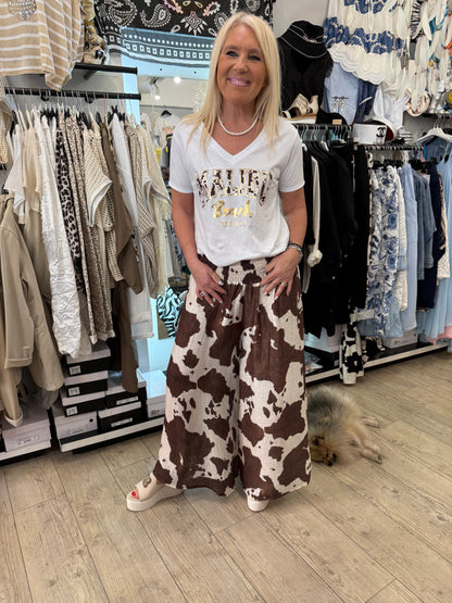 T shirt malibu cow