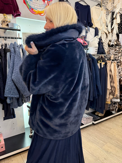 Manteau princess marine