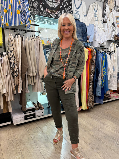 Pantalon magique kaki
