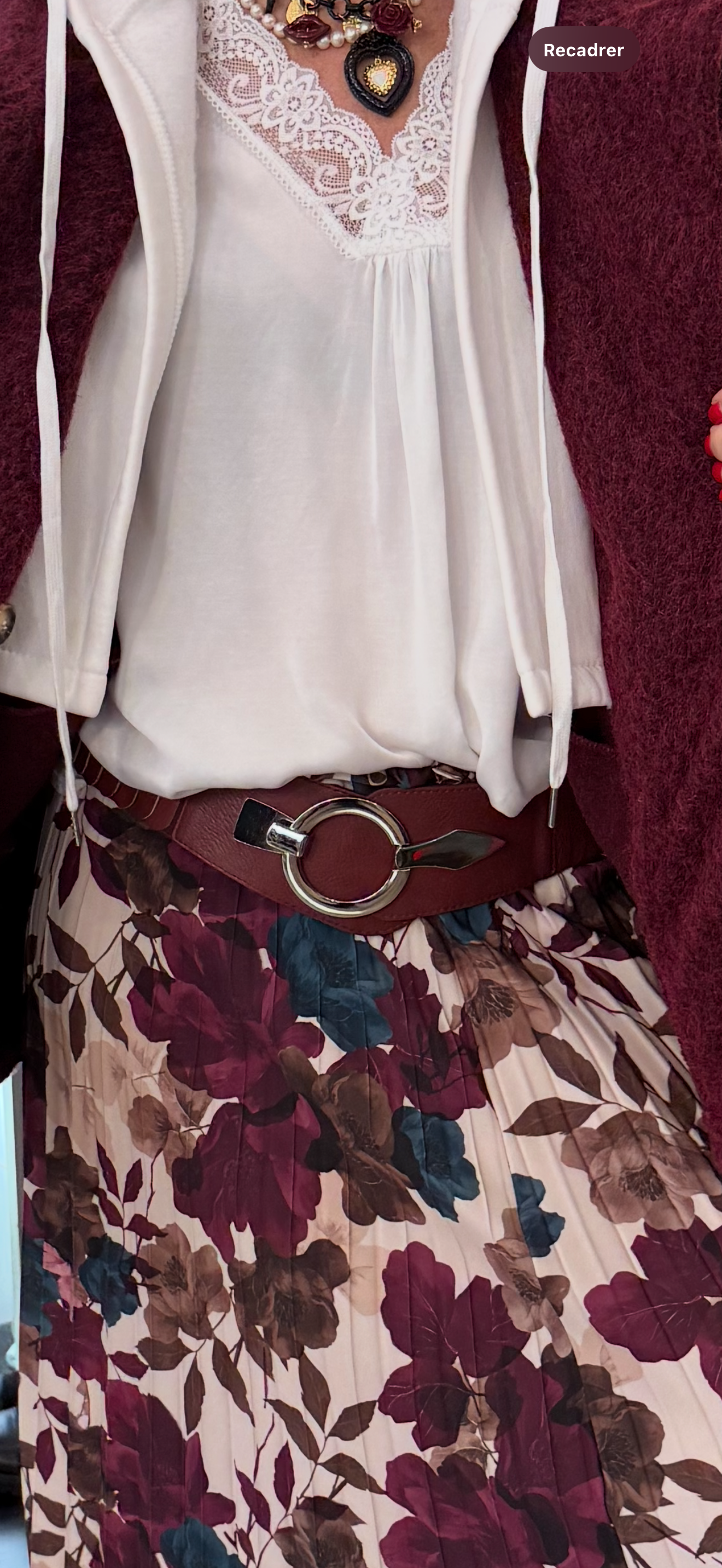 Ceinture bordeaux