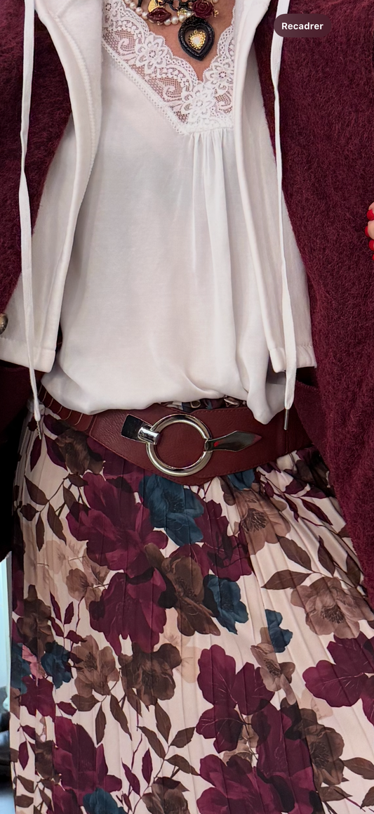Ceinture bordeaux