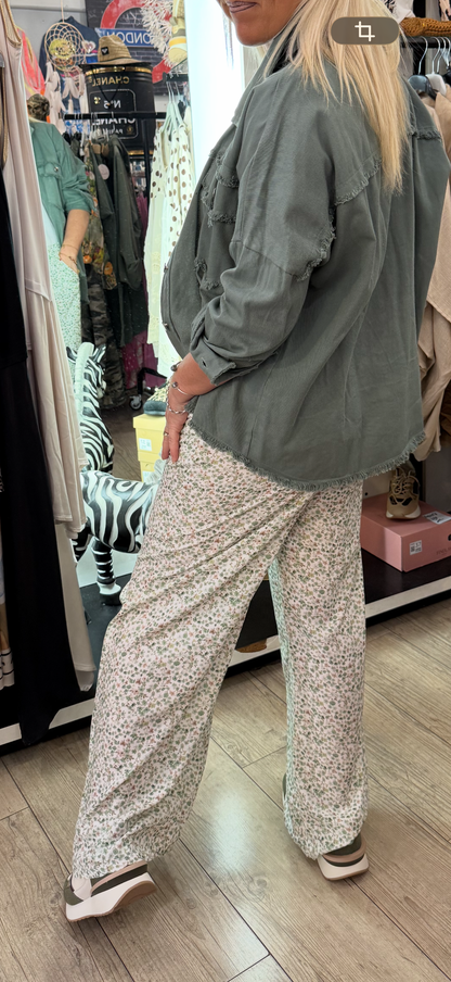 Pantalon Suzie kaki