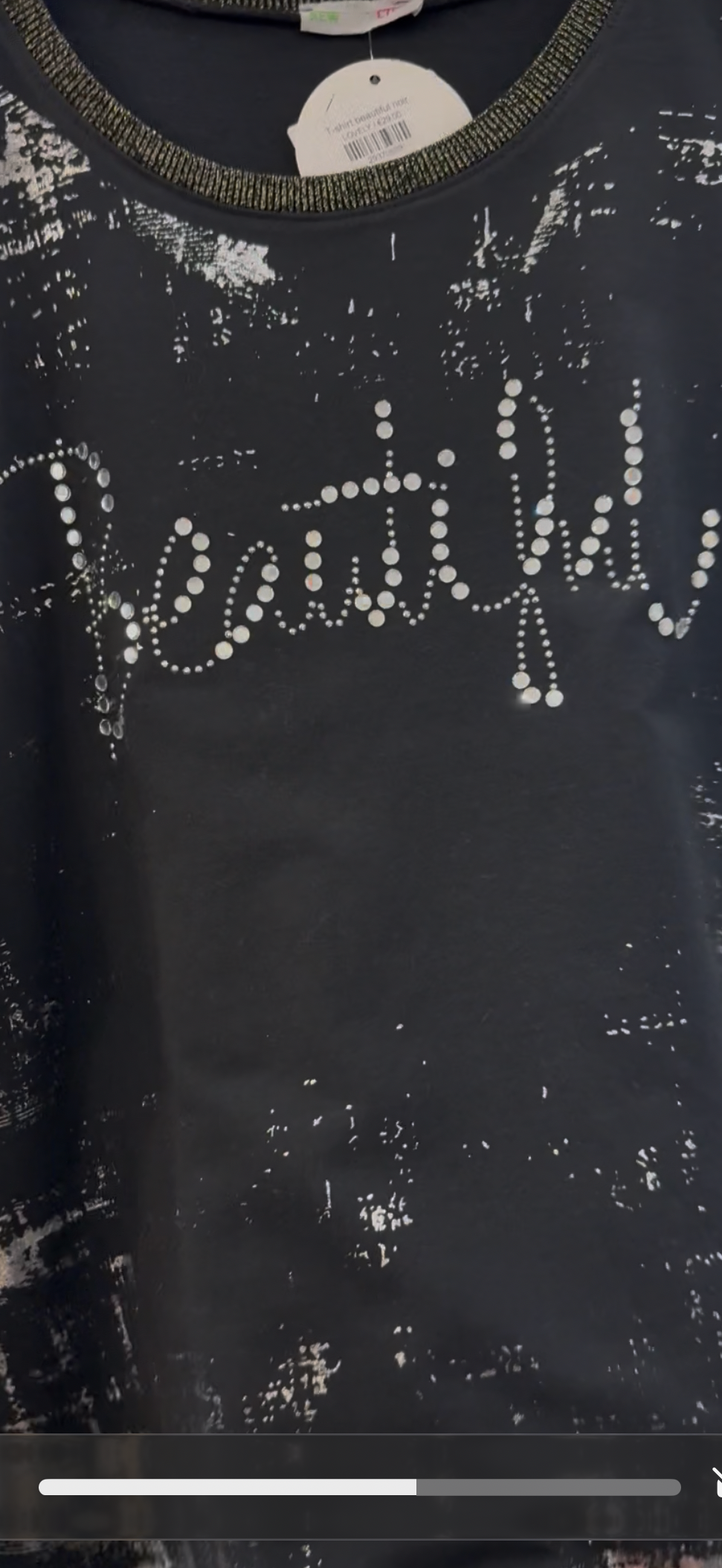 T shirt beautiful noir