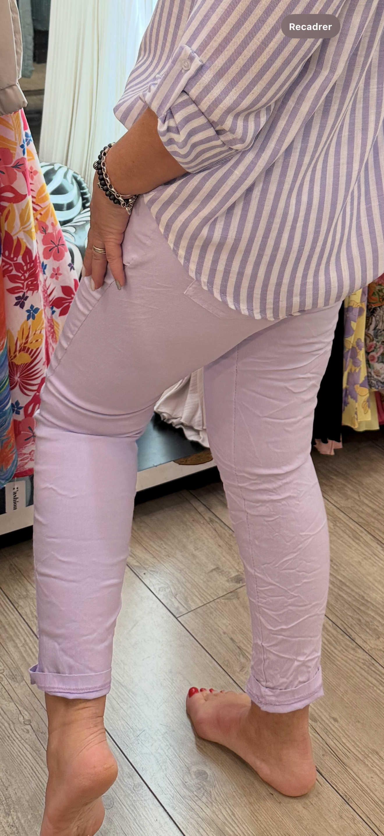Pantalon magique parme