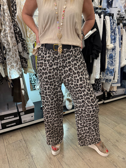 Pantalon gaz de coton Léo