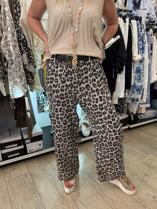 Pantalon gaz de coton Léo