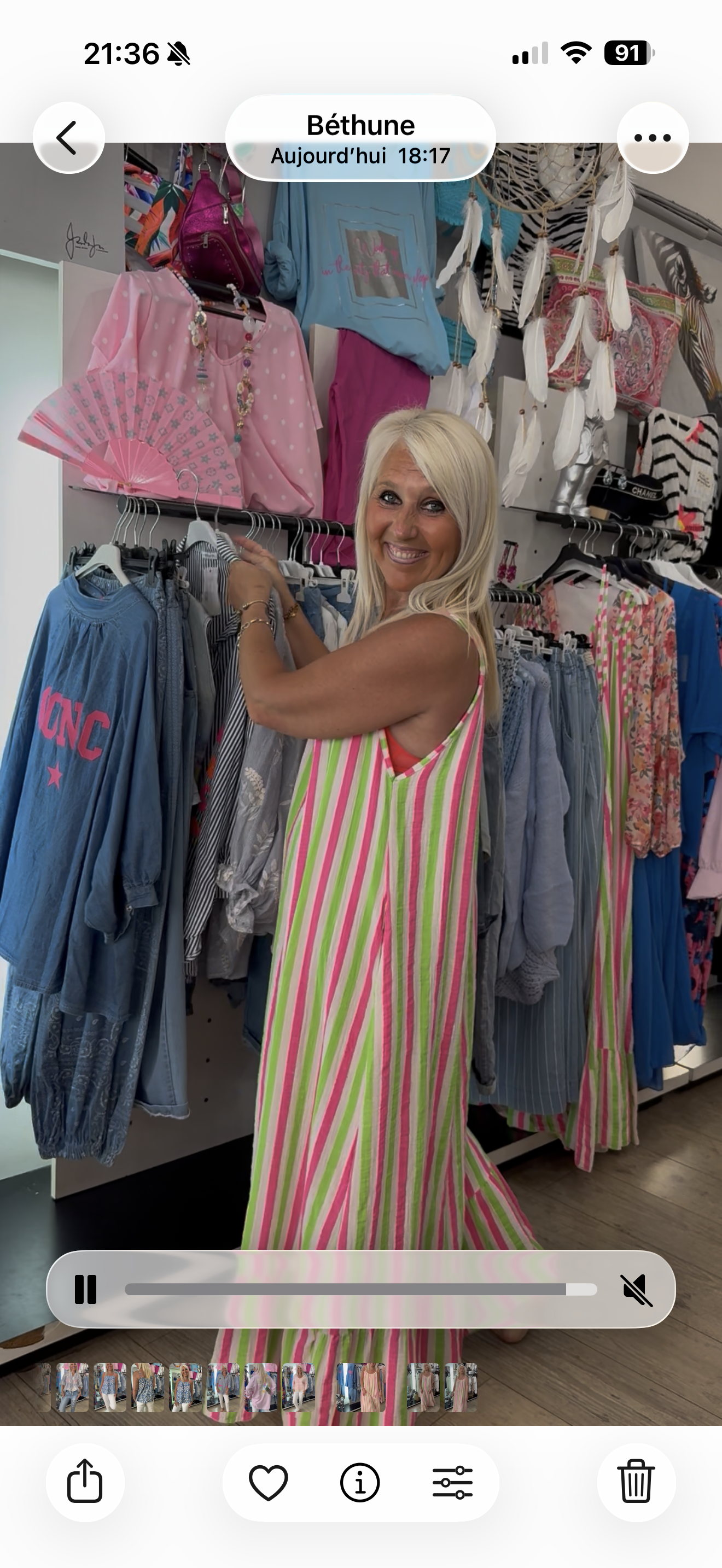 Robe gaze de coton fluo
