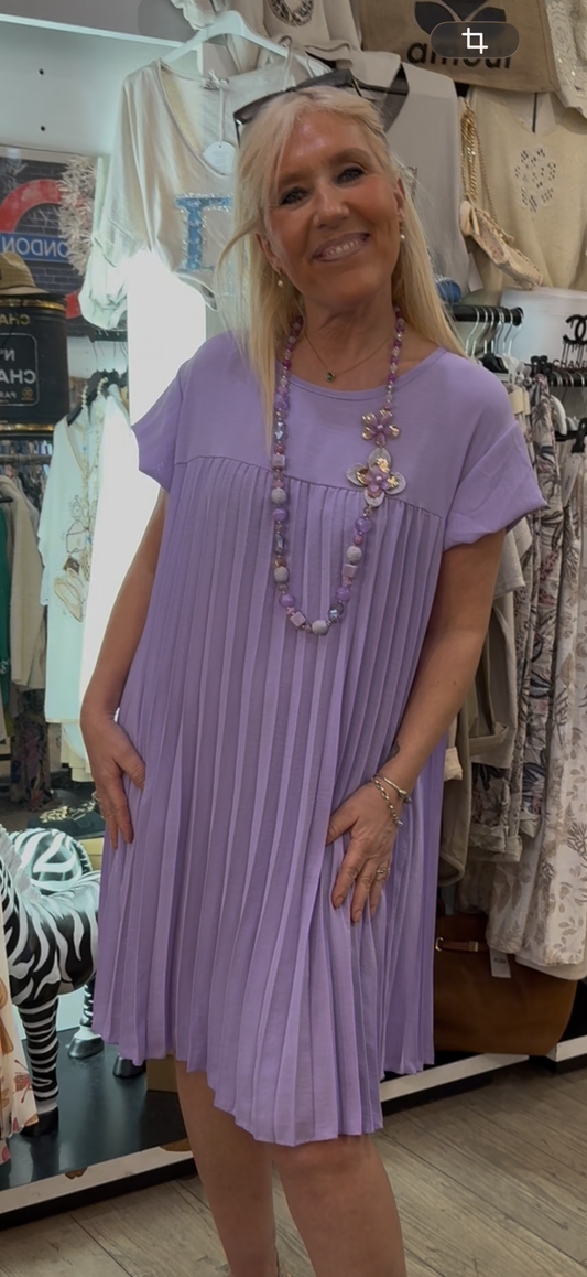 Robe Marylène mauve
