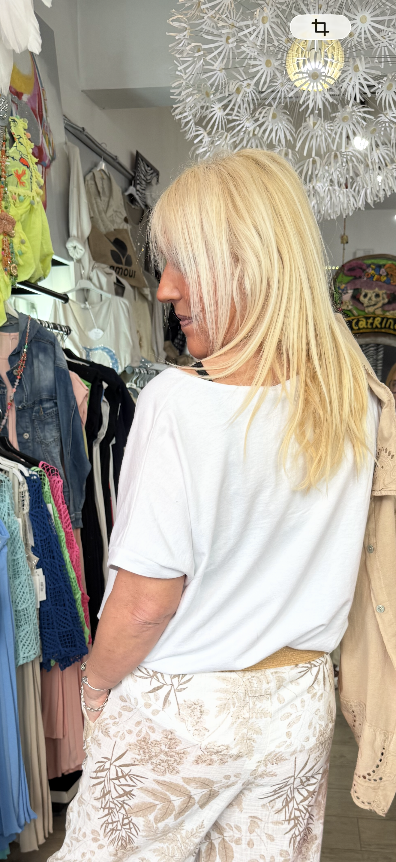 T shirt j adore blanc