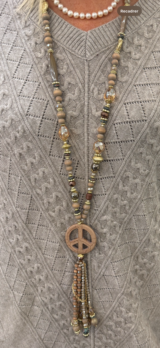 Sautoir peace & love