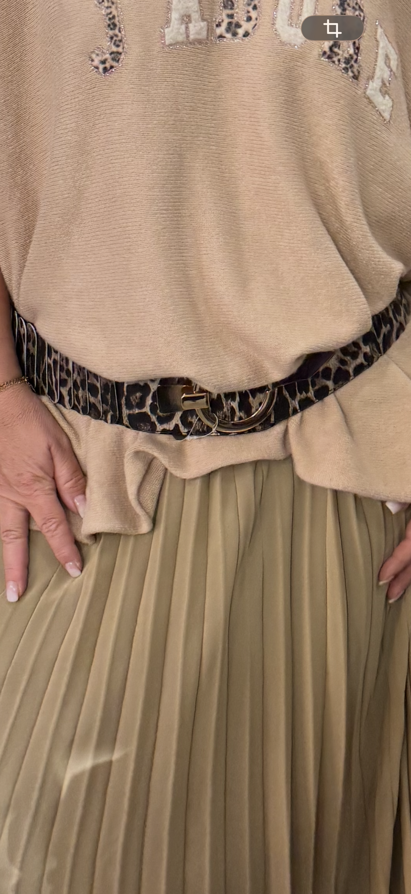 Ceinture léopard