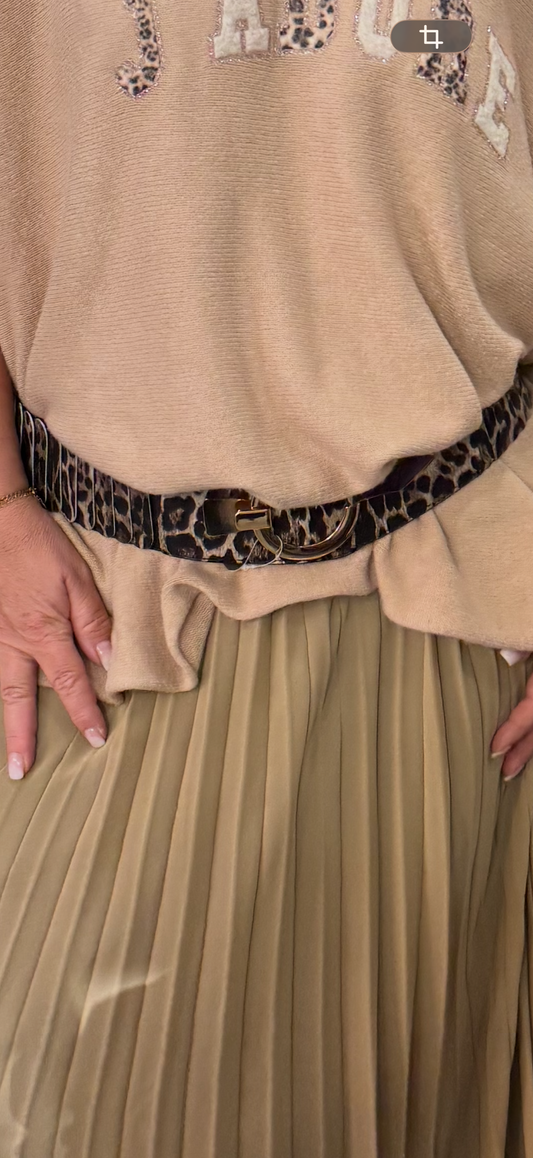 Ceinture léopard
