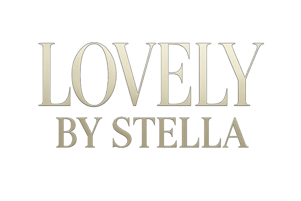 Ecrire le texte "Lovely By Stella"  avec un style le diable s'habille en prada