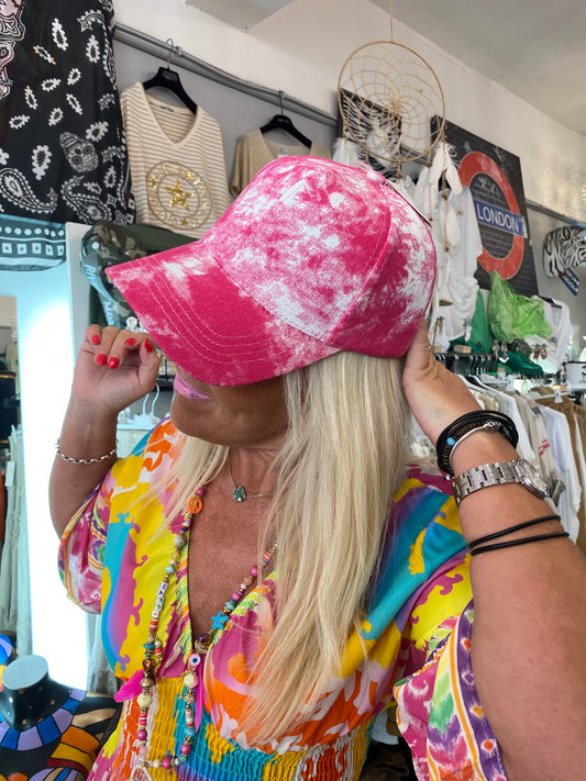Casquette rose
