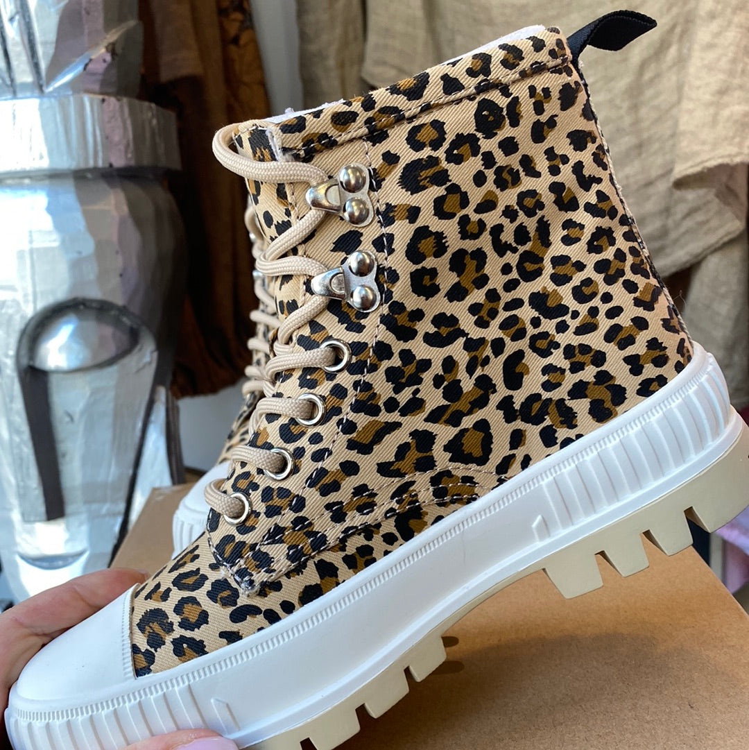 Boots  léopard